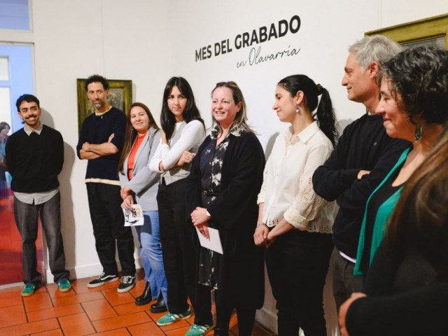 Qued inaugurada la muestra Mes del Grabado en Olavarra